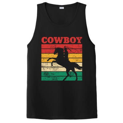 Cow Roping Lasso Riding Horse Lover Cute Gift PosiCharge Competitor Tank