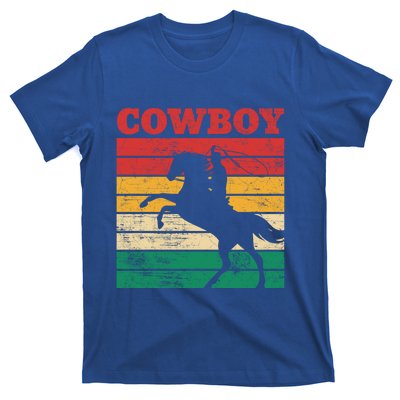 Cow Roping Lasso Riding Horse Lover Cute Gift T-Shirt