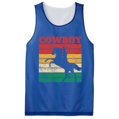 Cow Roping Lasso Riding Horse Lover Cute Gift Mesh Reversible Basketball Jersey Tank