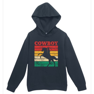 Cow Roping Lasso Riding Horse Lover Cute Gift Urban Pullover Hoodie