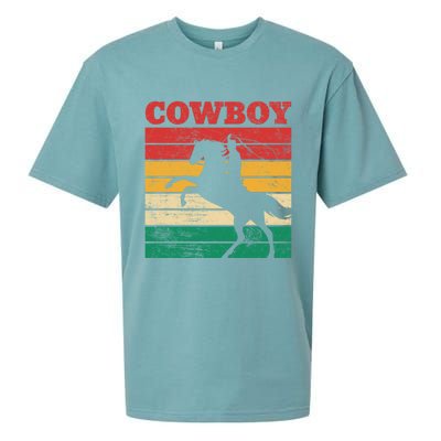 Cow Roping Lasso Riding Horse Lover Cute Gift Sueded Cloud Jersey T-Shirt