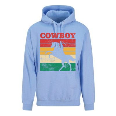 Cow Roping Lasso Riding Horse Lover Cute Gift Unisex Surf Hoodie