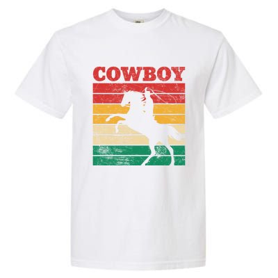 Cow Roping Lasso Riding Horse Lover Cute Gift Garment-Dyed Heavyweight T-Shirt