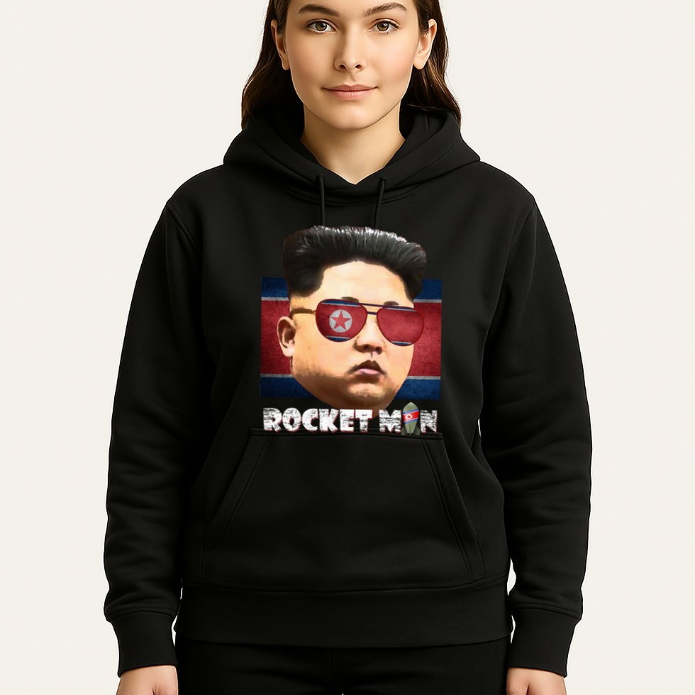 Cool Rocket Man Kim Jong Un Hoodie
