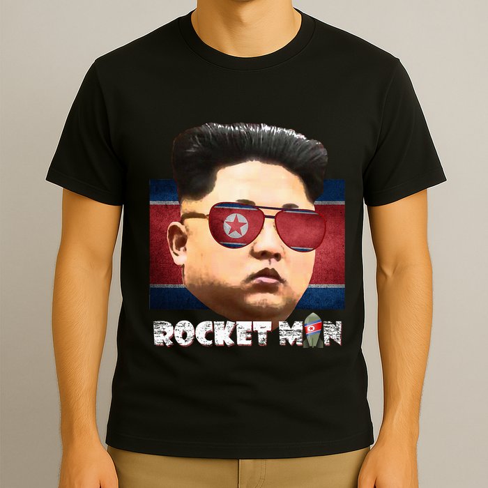 Cool Rocket Man Kim Jong Un T-Shirt