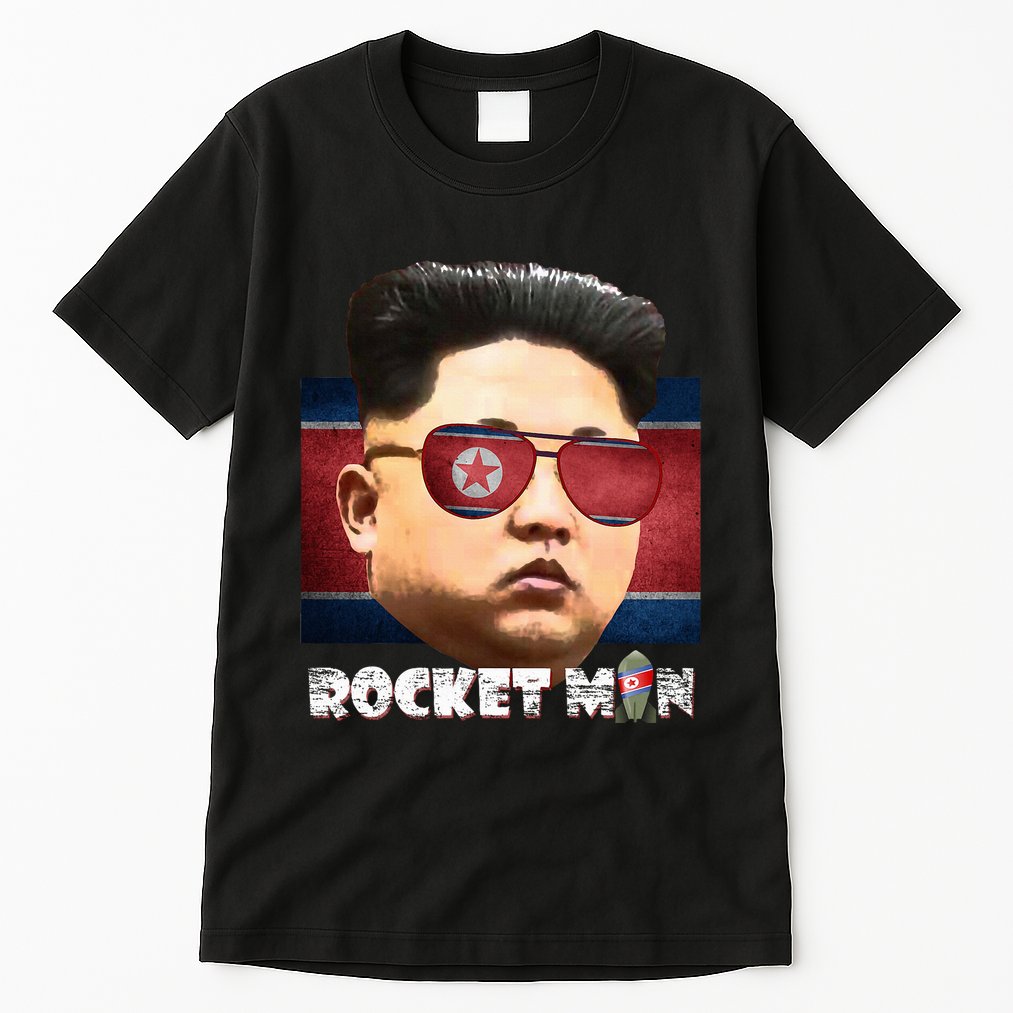 Cool Rocket Man Kim Jong Un Tall T-Shirt