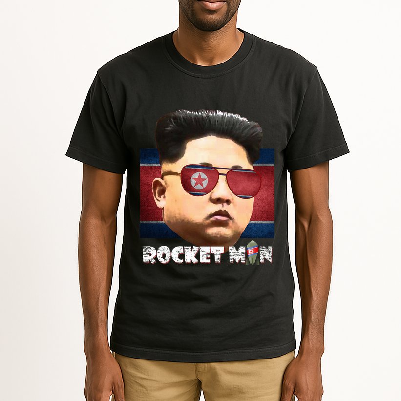 Cool Rocket Man Kim Jong Un Tall T-Shirt