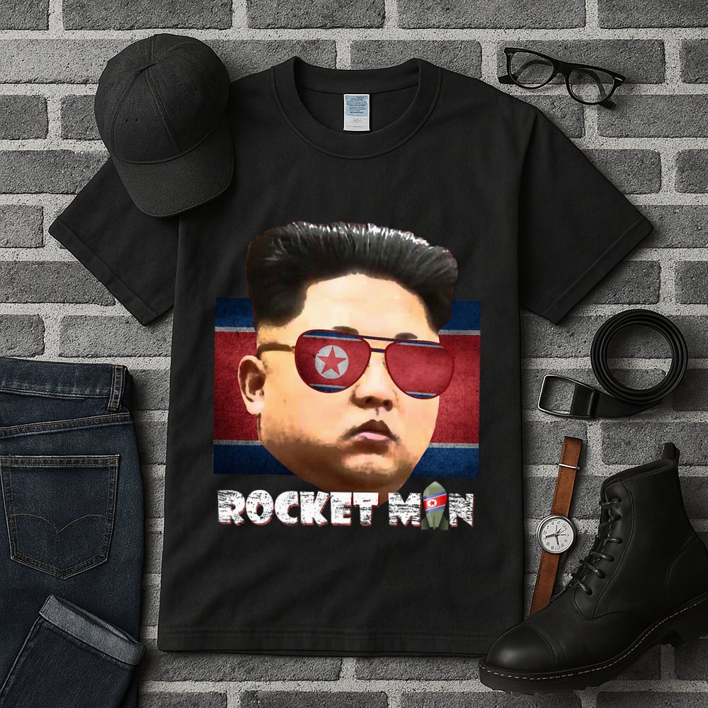 Cool Rocket Man Kim Jong Un Tall T-Shirt