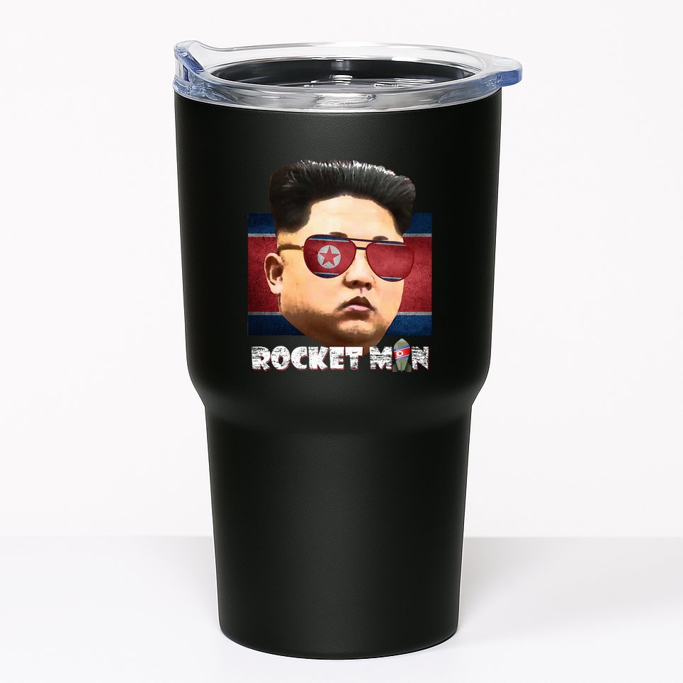Cool Rocket Man Kim Jong Un Tumbler