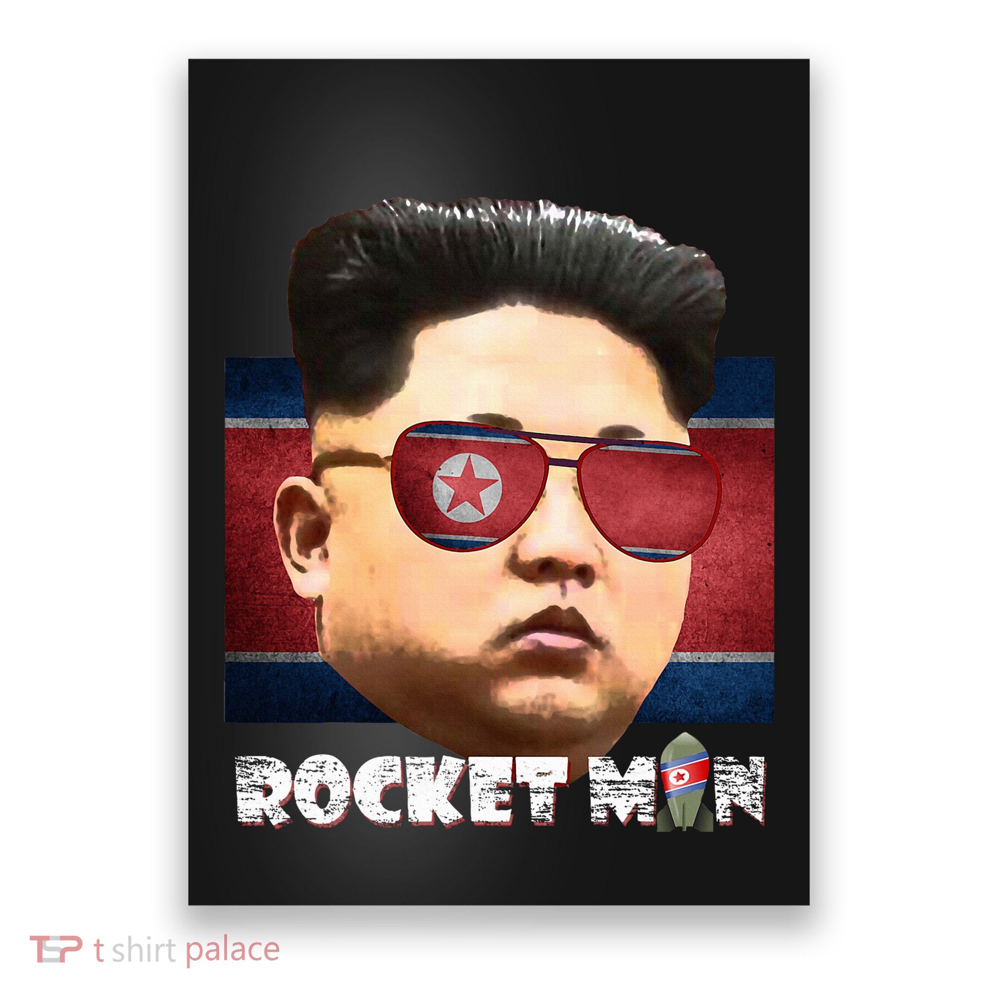 Cool Rocket Man Kim Jong Un Poster