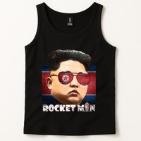 Cool Rocket Man Kim Jong Un Tank Top