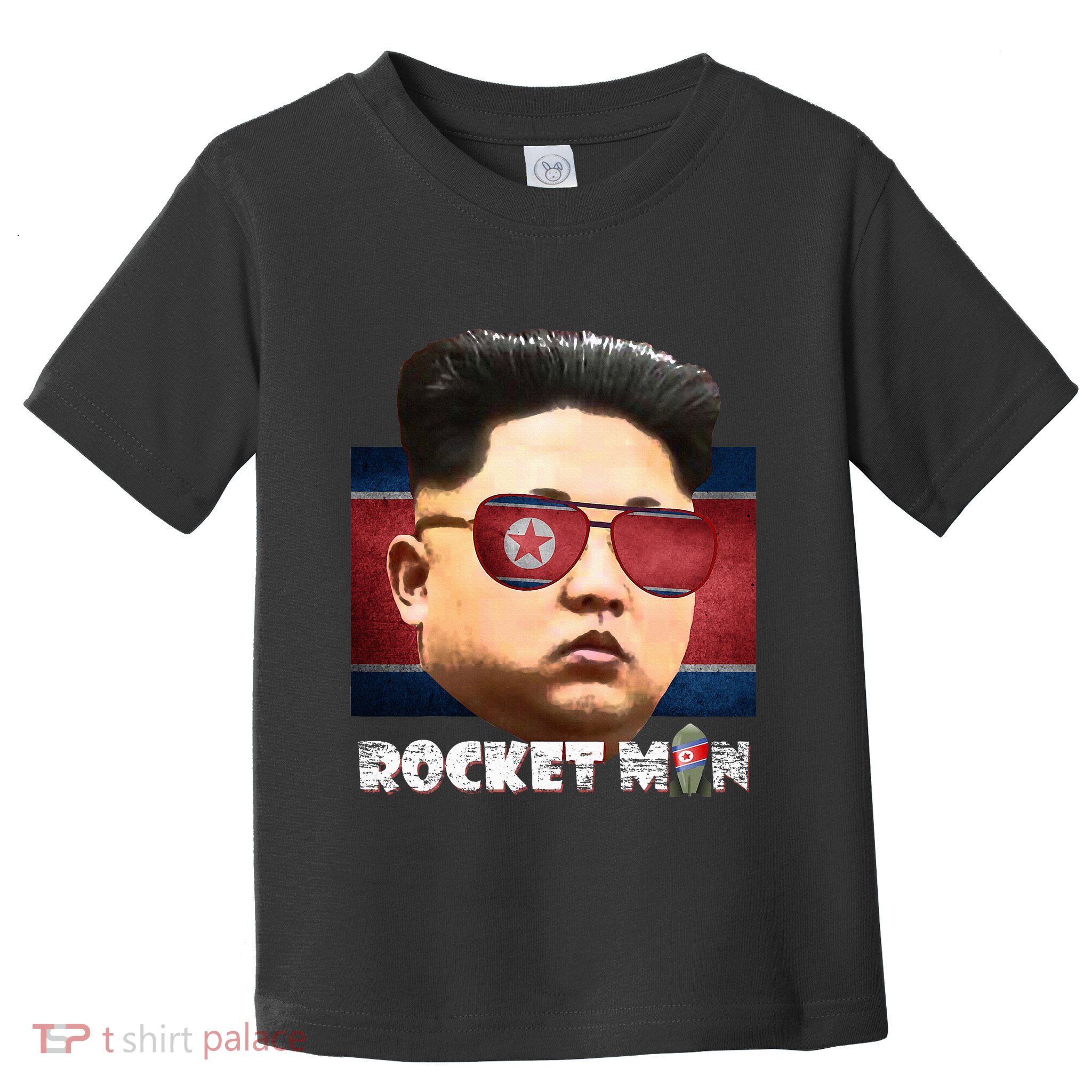 Cool Rocket Man Kim Jong Un Toddler T-Shirt