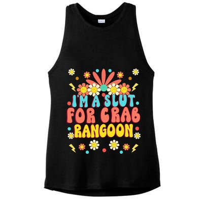 Crab Rangoon Meme Im A Slut For Crab Rangoon Ladies PosiCharge Tri-Blend Wicking Tank