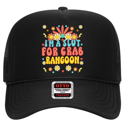 Crab Rangoon Meme Im A Slut For Crab Rangoon Trucker Hat