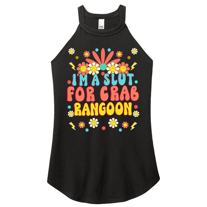 Crab Rangoon Meme Im A Slut For Crab Rangoon Women's Perfect Tri Rocker Tank
