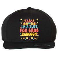 Crab Rangoon Meme Im A Slut For Crab Rangoon Wool Snapback Cap