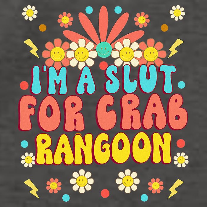 Crab Rangoon Meme Im A Slut For Crab Rangoon Vector Backpack
