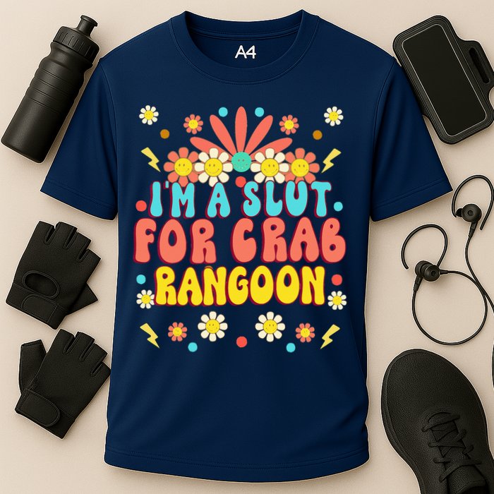 Crab Rangoon Meme Im A Slut For Crab Rangoon Performance Shirt