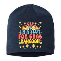 Crab Rangoon Meme Im A Slut For Crab Rangoon Sustainable Beanie