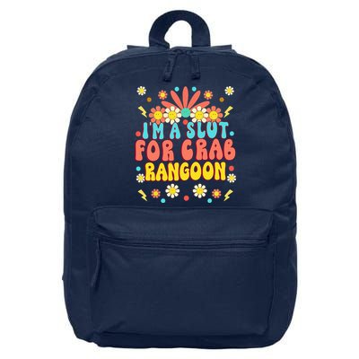 Crab Rangoon Meme Im A Slut For Crab Rangoon 16 in Basic Backpack