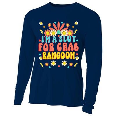 Crab Rangoon Meme Im A Slut For Crab Rangoon Cooling Performance Long Sleeve Crew