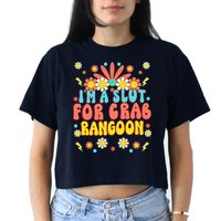 Crab Rangoon Meme Im A Slut For Crab Rangoon Crop Top