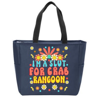 Crab Rangoon Meme Im A Slut For Crab Rangoon Zip Tote Bag