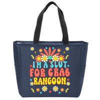Crab Rangoon Meme Im A Slut For Crab Rangoon Zip Tote Bag