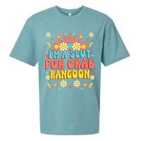 Crab Rangoon Meme Im A Slut For Crab Rangoon Sueded Cloud Jersey T-Shirt