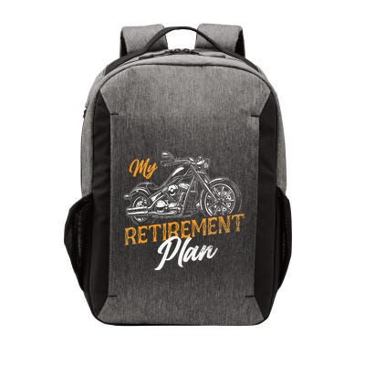Classic Retired Motorcycle Biker My Retirement Plan Grandpa Vector Backpack