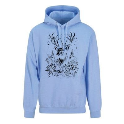 Christmas Reindeer Merry Christmas Xmas Morning Holiday Unisex Surf Hoodie