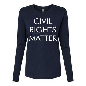 Civil Rights Matter Womens Cotton Relaxed Long Sleeve T-Shirt