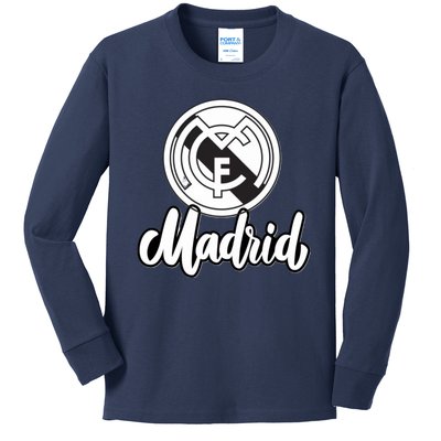 Cool Real Madrid Football Soccer Team Kids Long Sleeve Shirt