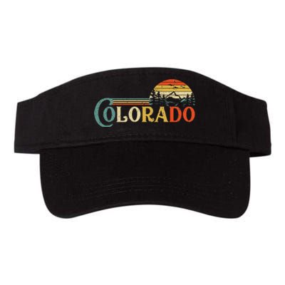 Colorado Rocky Mountain Sun Boulder Hiking Valucap Bio-Washed Visor