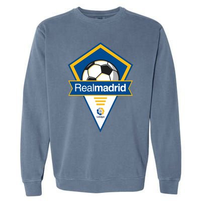 Cool Real Madrid Symbol Soccer Garment-Dyed Sweatshirt