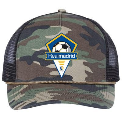 Cool Real Madrid Symbol Soccer Retro Rope Trucker Hat Cap