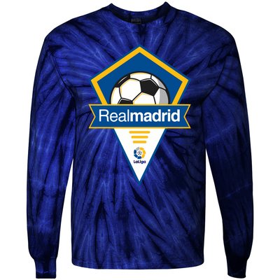 Cool Real Madrid Symbol Soccer Tie-Dye Long Sleeve Shirt