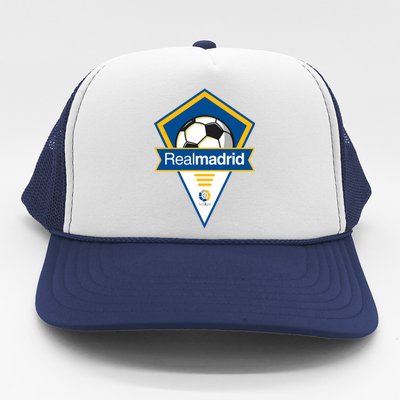 Cool Real Madrid Symbol Soccer Trucker Hat