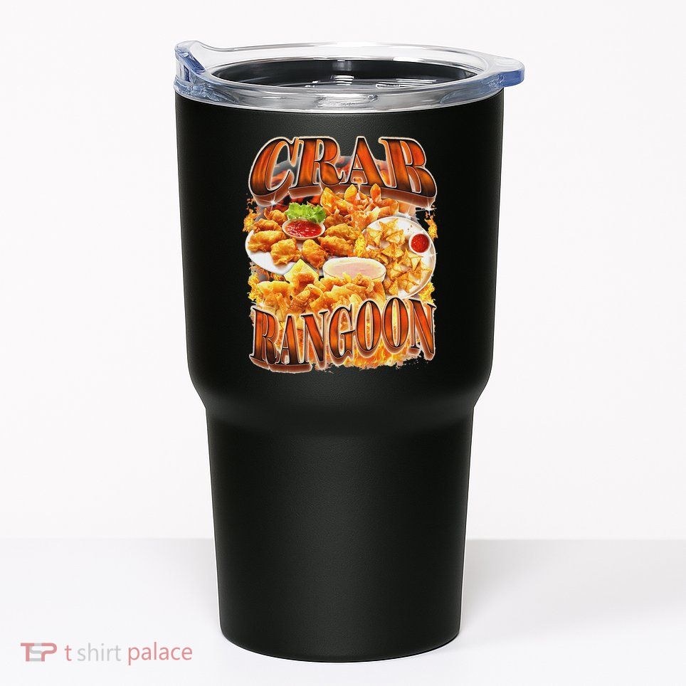 Crab Rangoon Meme Bootleg Rap Style 90s Vintage Funny 1990s Tumbler