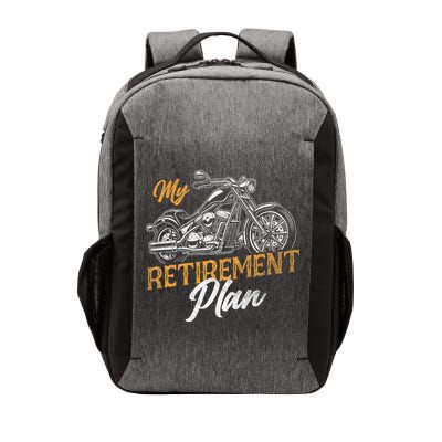 Classic Retired Motorcycle Biker My Retirement Plan Grandpa Vector Backpack