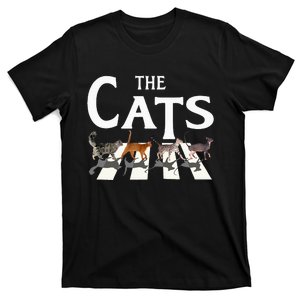 Cat Rock Music Funny Cat Lover T-Shirt