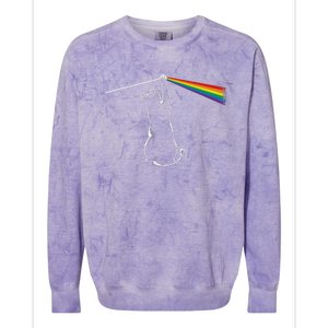 Cat Rock Music Colorblast Crewneck Sweatshirt