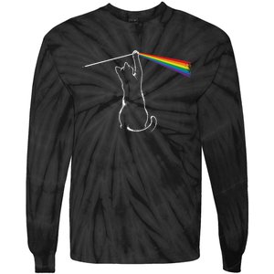 Cat Rock Music Tie-Dye Long Sleeve Shirt