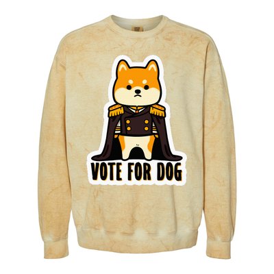 Captain Rufus Montgomery Vote For Dog Colorblast Crewneck Sweatshirt