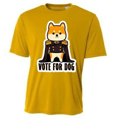 Captain Rufus Montgomery Vote For Dog Cooling Performance Crew T-Shirt