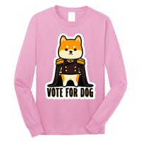 Captain Rufus Montgomery Vote For Dog Long Sleeve Shirt