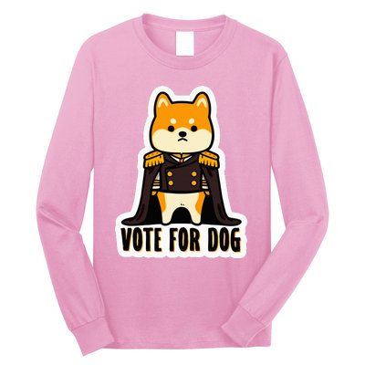 Captain Rufus Montgomery Vote For Dog Long Sleeve Shirt