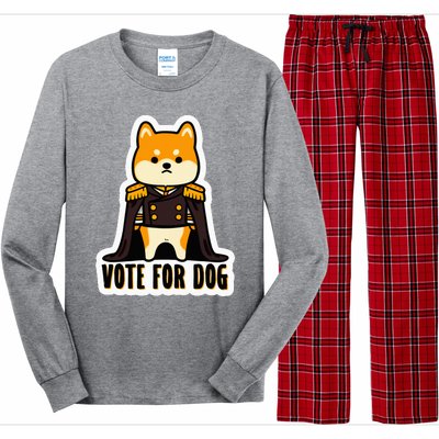 Captain Rufus Montgomery Vote For Dog Long Sleeve Pajama Set