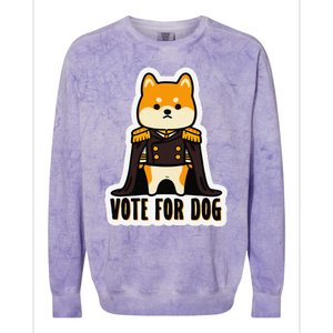 Captain Rufus Montgomery Vote For Dog Colorblast Crewneck Sweatshirt