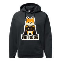 Captain Rufus Montgomery Vote For Dog Performance Fleece Hoodie